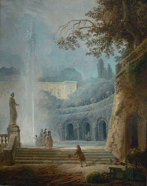 Hubert Robert The Fountain